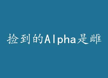 �񵽵�Alpha�ǴƳ�+���� by ������ů