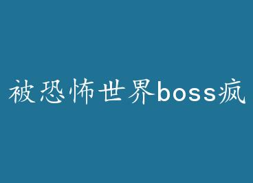 ���ֲ�����boss���׷������ӣ����� by û������